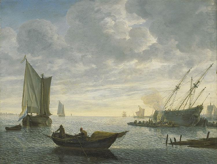 Caulking a ship, Lieve Verschuier